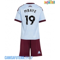 Camisa de time de futebol Aston Villa Ibrahim Mbaye #19 Replicas 3º Equipamento Infantil 2026-27 Manga Curta (+ Calças curtas)